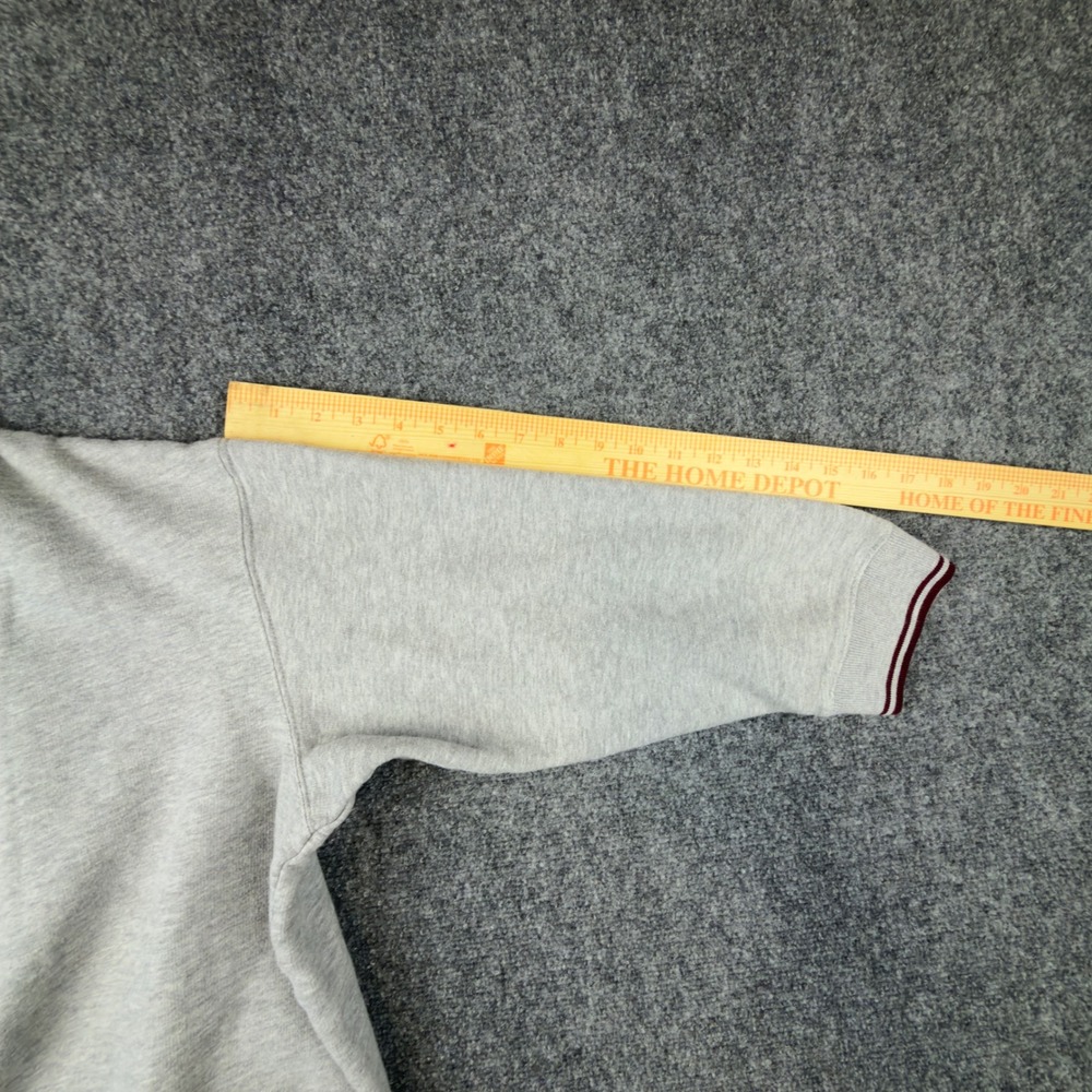 Vintage Mickey Unlimited V Neck Sweatshirt Gray Embroidered XL Jerry Leigh - Picture 7 of 9